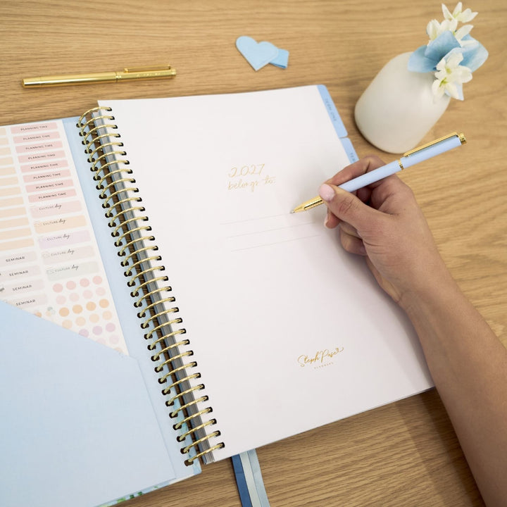 2027 Teacher Planner A4 - Bluebelle