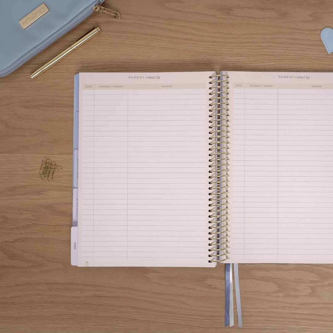 2027 Teacher Planner A4 - Bluebelle