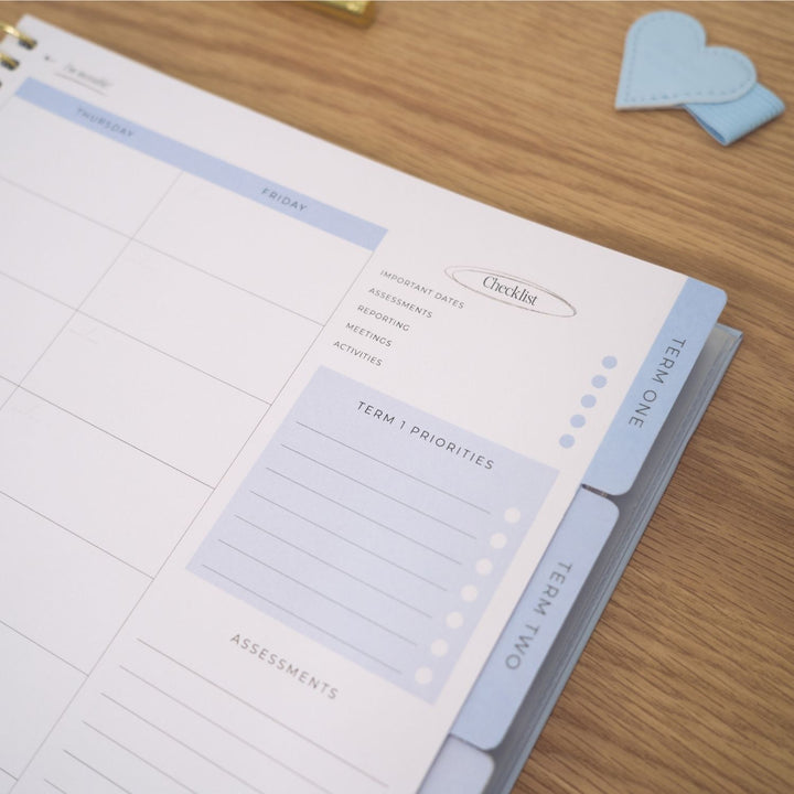 2027 Teacher Planner A4 - Bluebelle