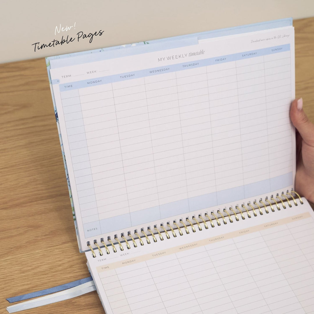 2027 Teacher Planner A4 - Bluebelle