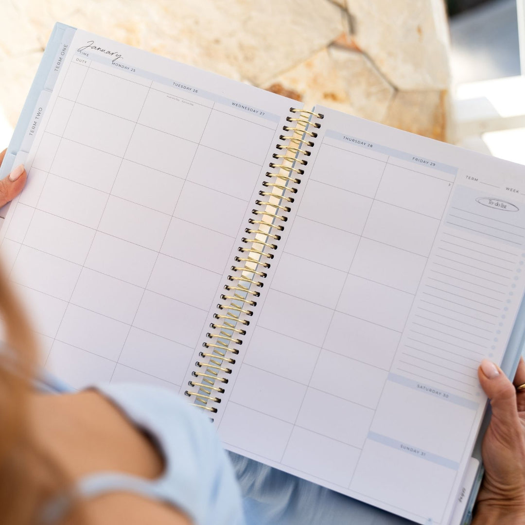 2027 Teacher Planner A4 - Bluebelle