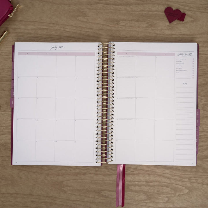 2027 Business Planner A4 - Berry