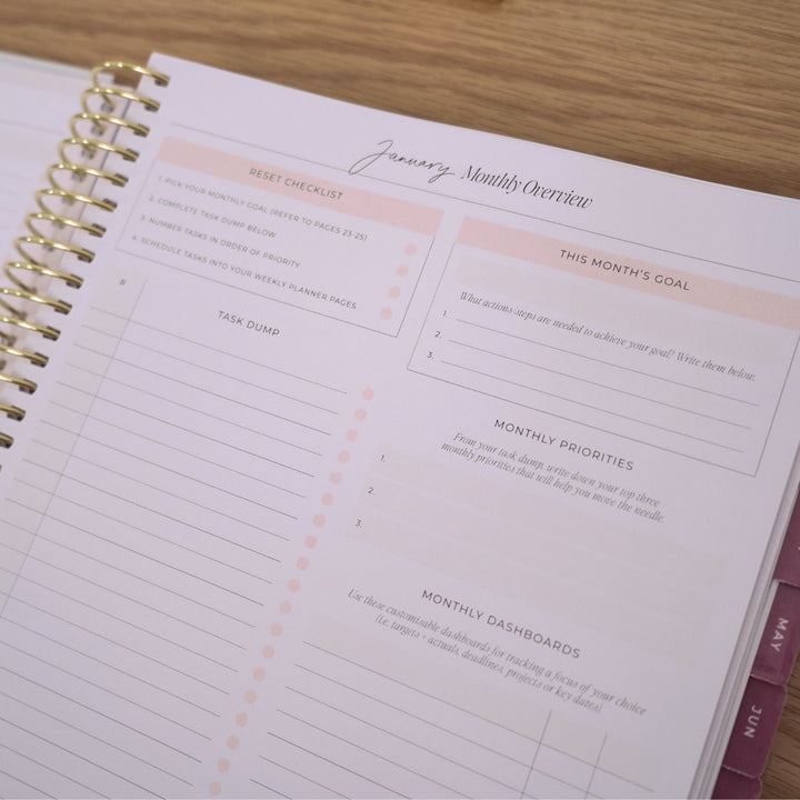 2027 Business Planner A4 - Berry
