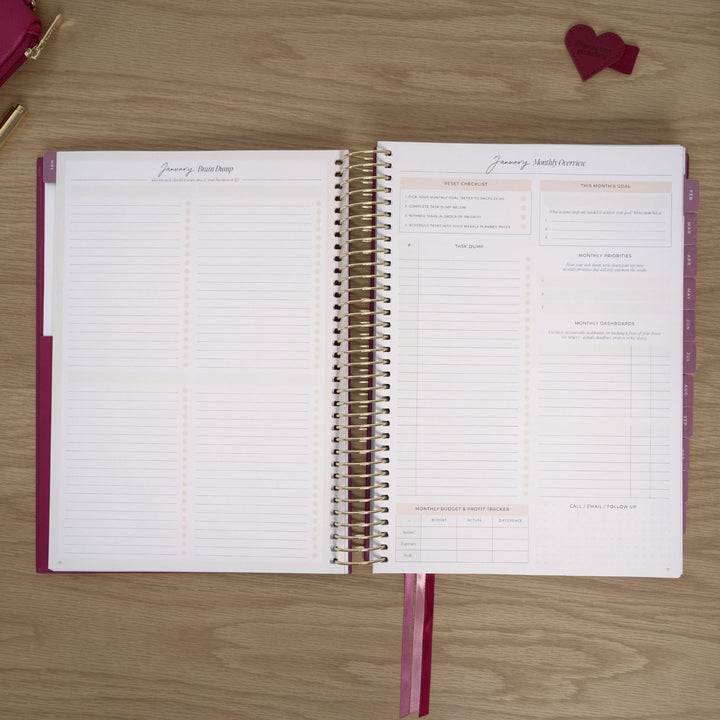 2027 Business Planner A4 - Berry