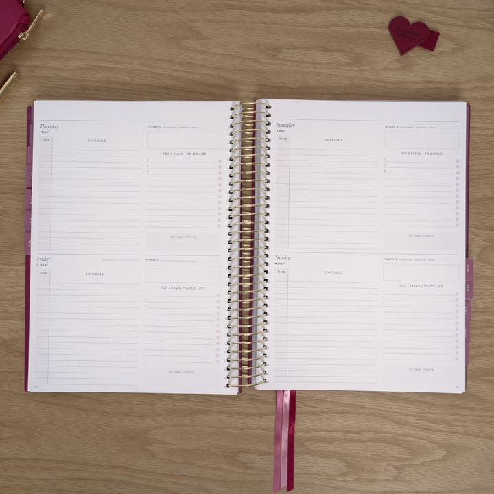2027 Business Planner A4 - Berry