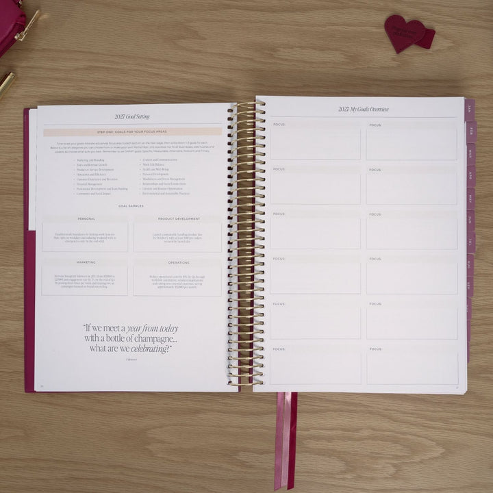 2027 Business Planner A4 - Berry