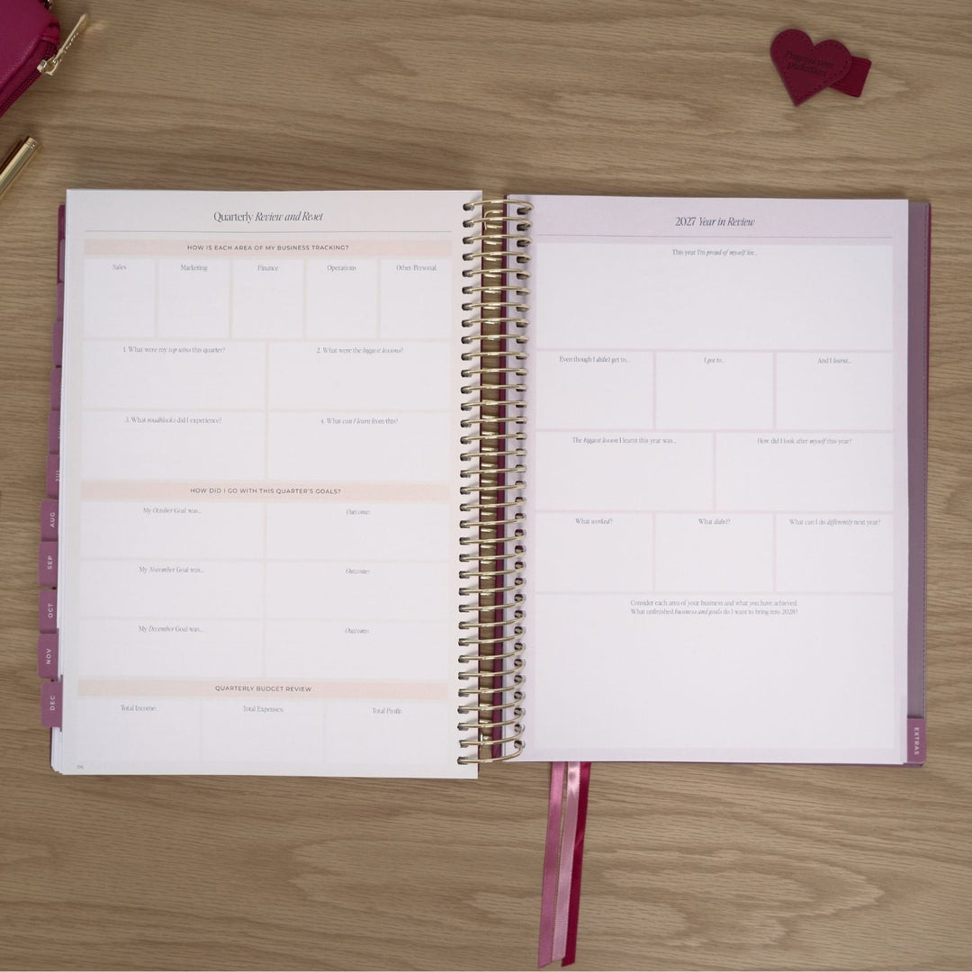2027 Business Planner A4 - Berry