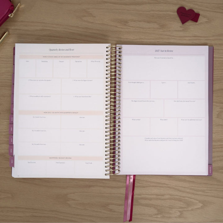 2027 Business Planner A4 - Berry