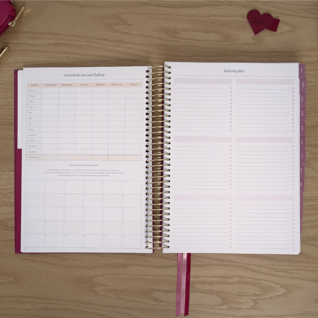 2027 Business Planner A4 - Berry