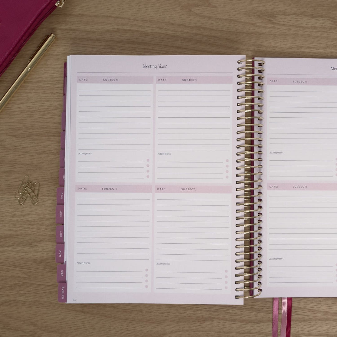 2027 Business Planner A4 - Berry