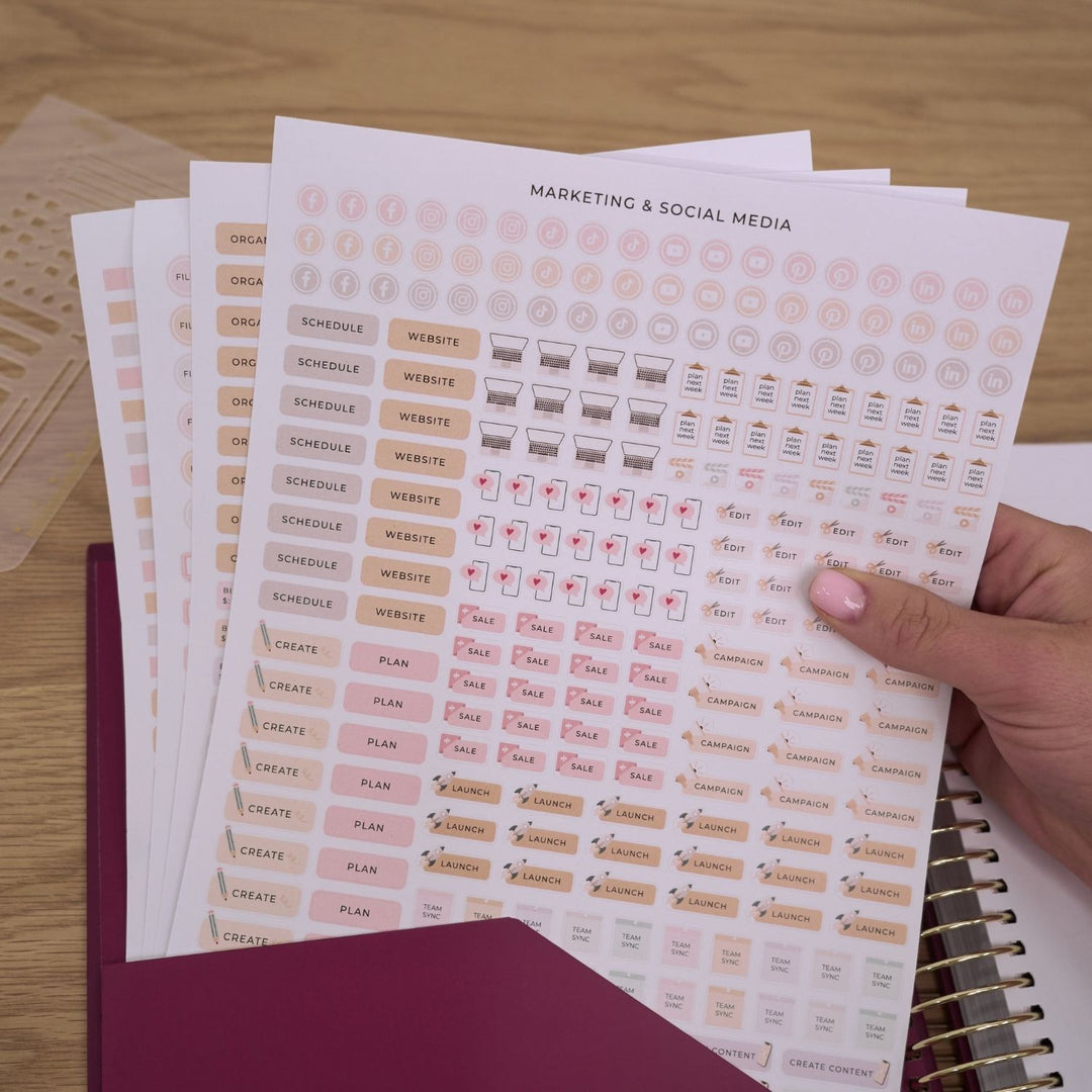 2027 Business Planner A4 - Berry