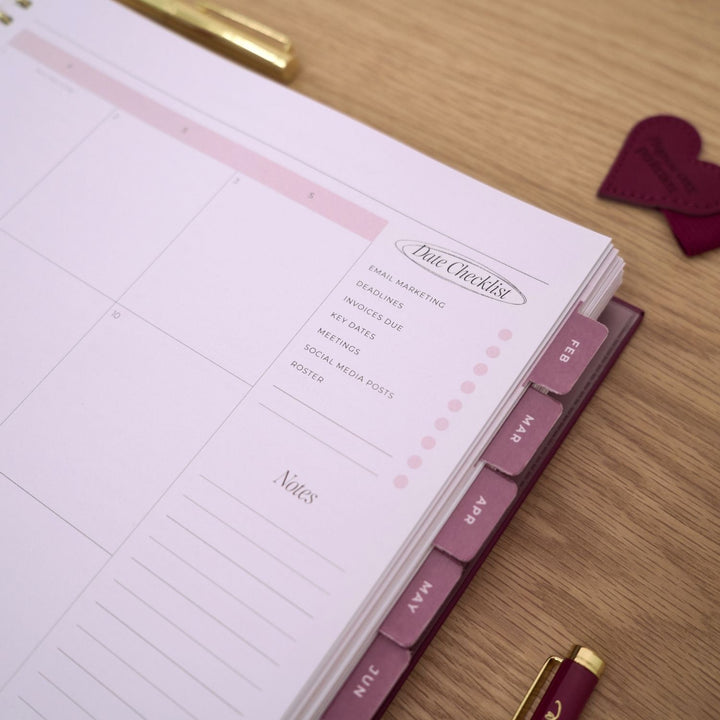2027 Business Planner A4 - Berry