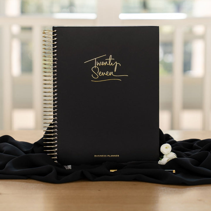 2027 Business Planner A4 - Black