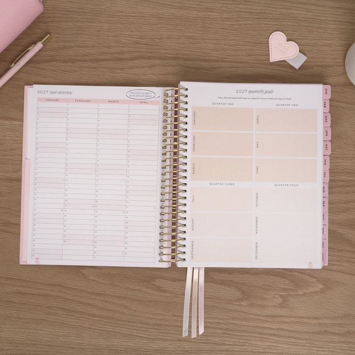 2027 Classic Weekly Planner - Blush