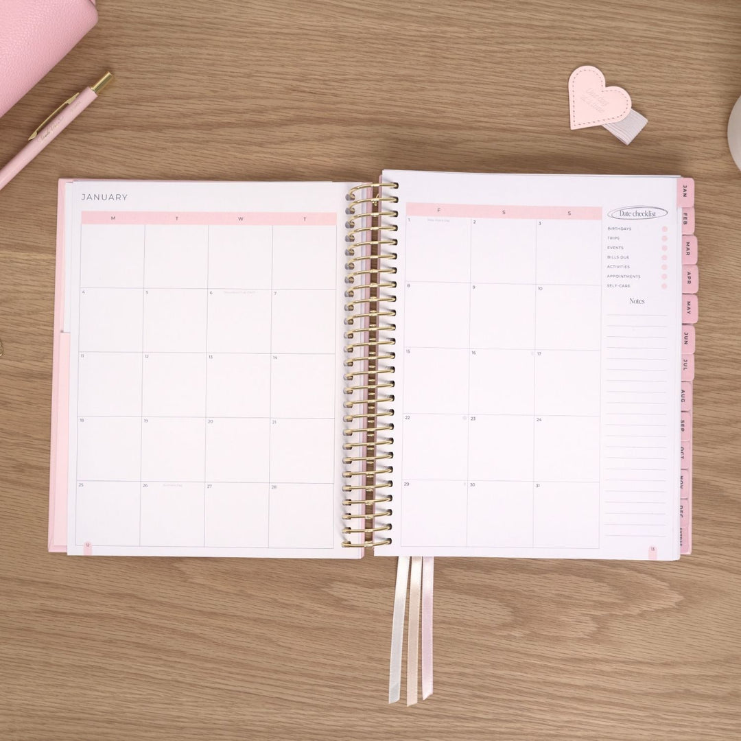 2027 Classic Weekly Planner - Blush