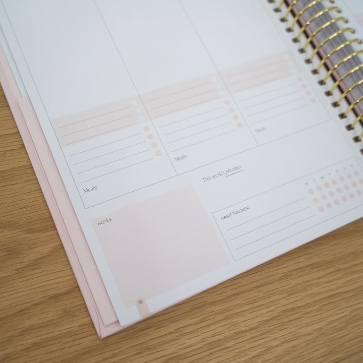2027 Classic Weekly Planner - Blush
