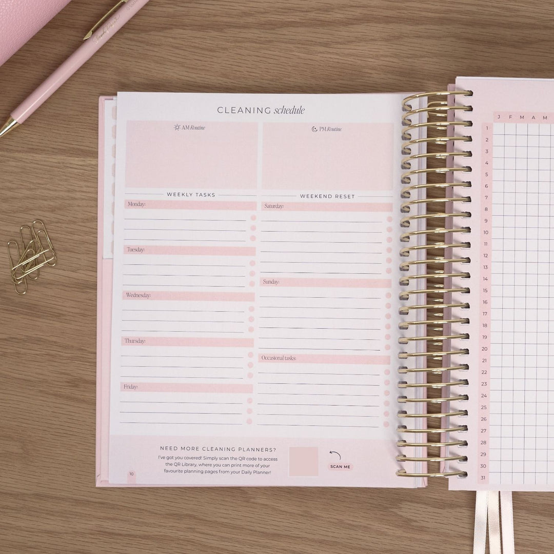 2027 Daily Planner - Blush