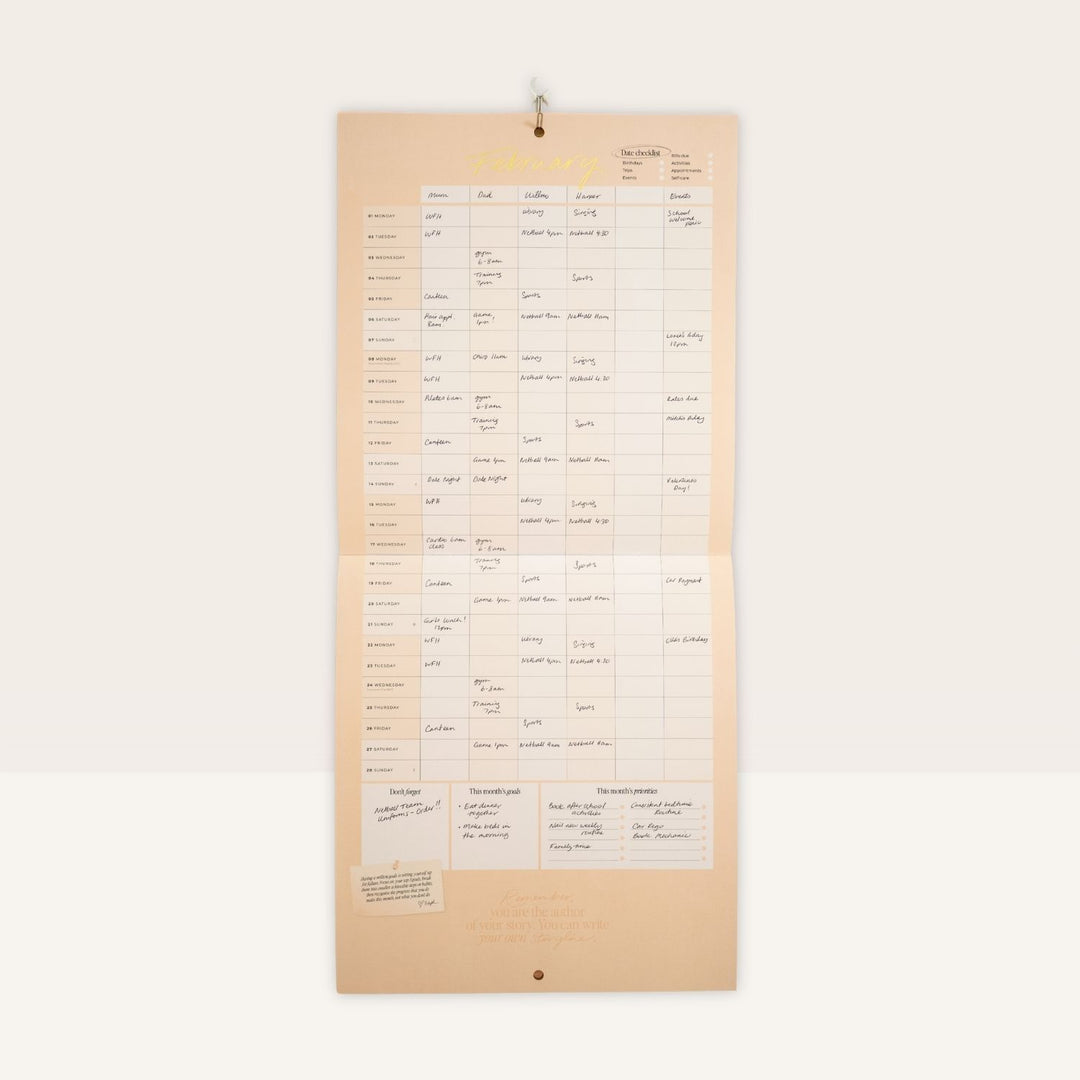 2027 Family Wall Planner