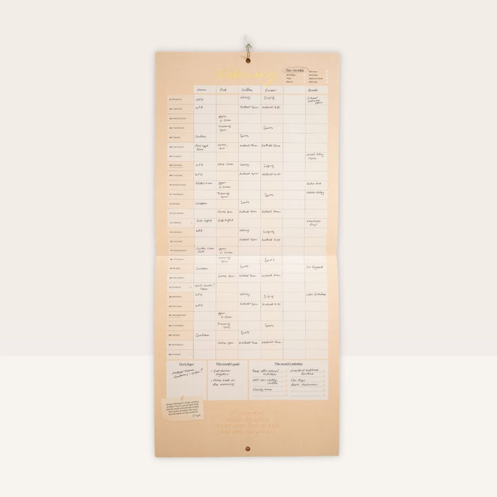 2027 Family Wall Planner