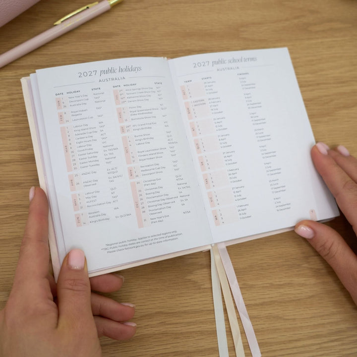 2027 Pocket Planner - Blush