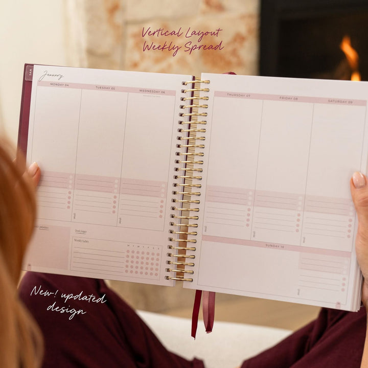 2027 Signature Weekly Planner - Berry