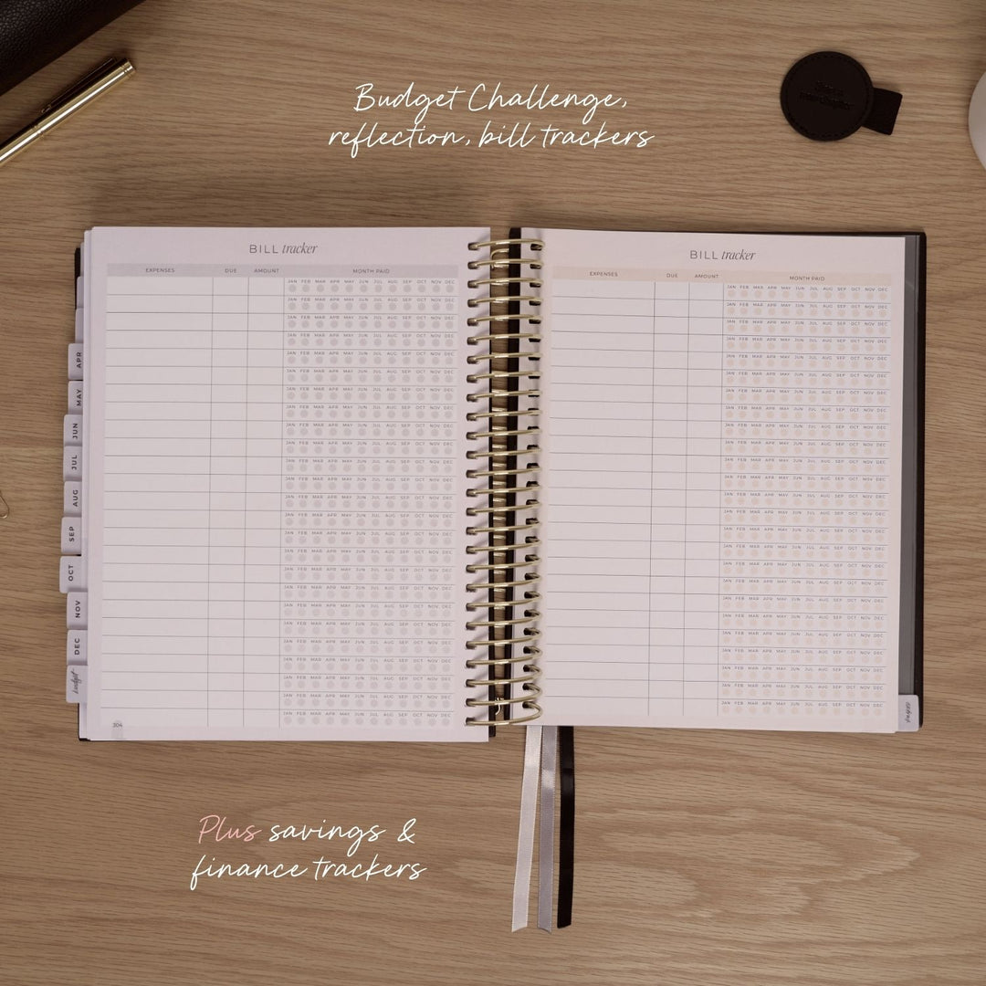 2027 Signature Weekly Planner - Black