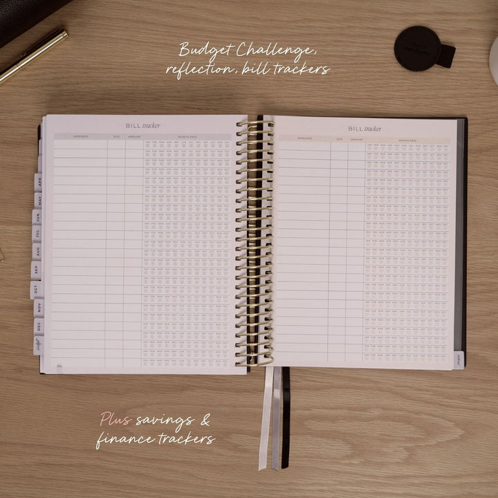 2027 Signature Weekly Planner - Black