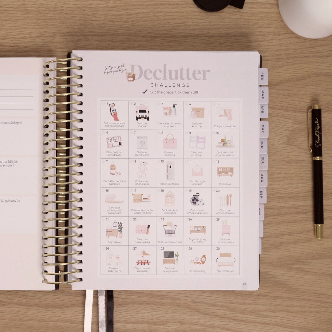2027 Signature Weekly Planner - Black