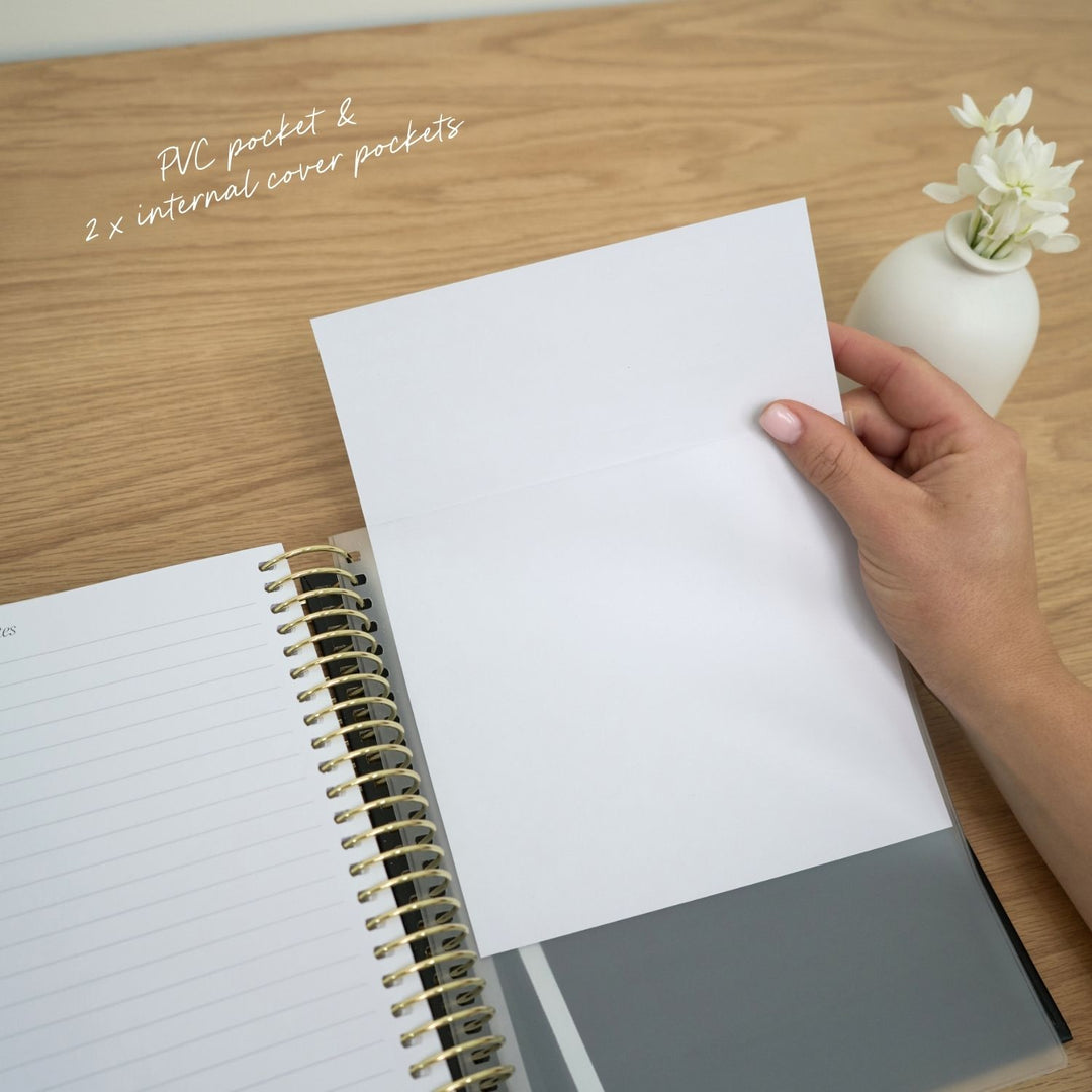 2027 Signature Weekly Planner - Black