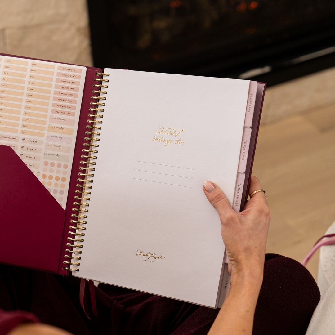 2027 Teacher Planner A4 - Berry