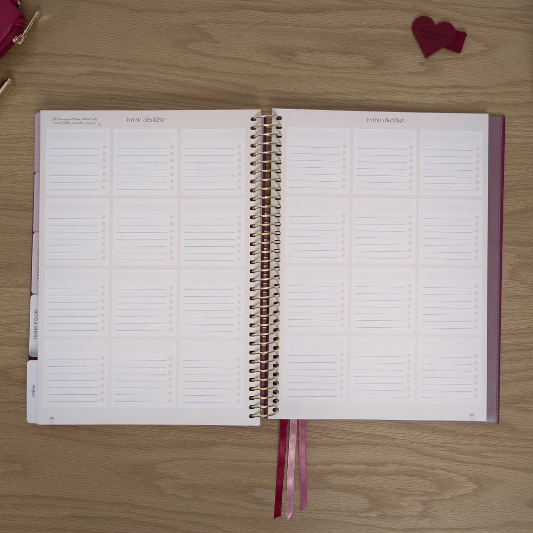2027 Teacher Planner A4 - Berry