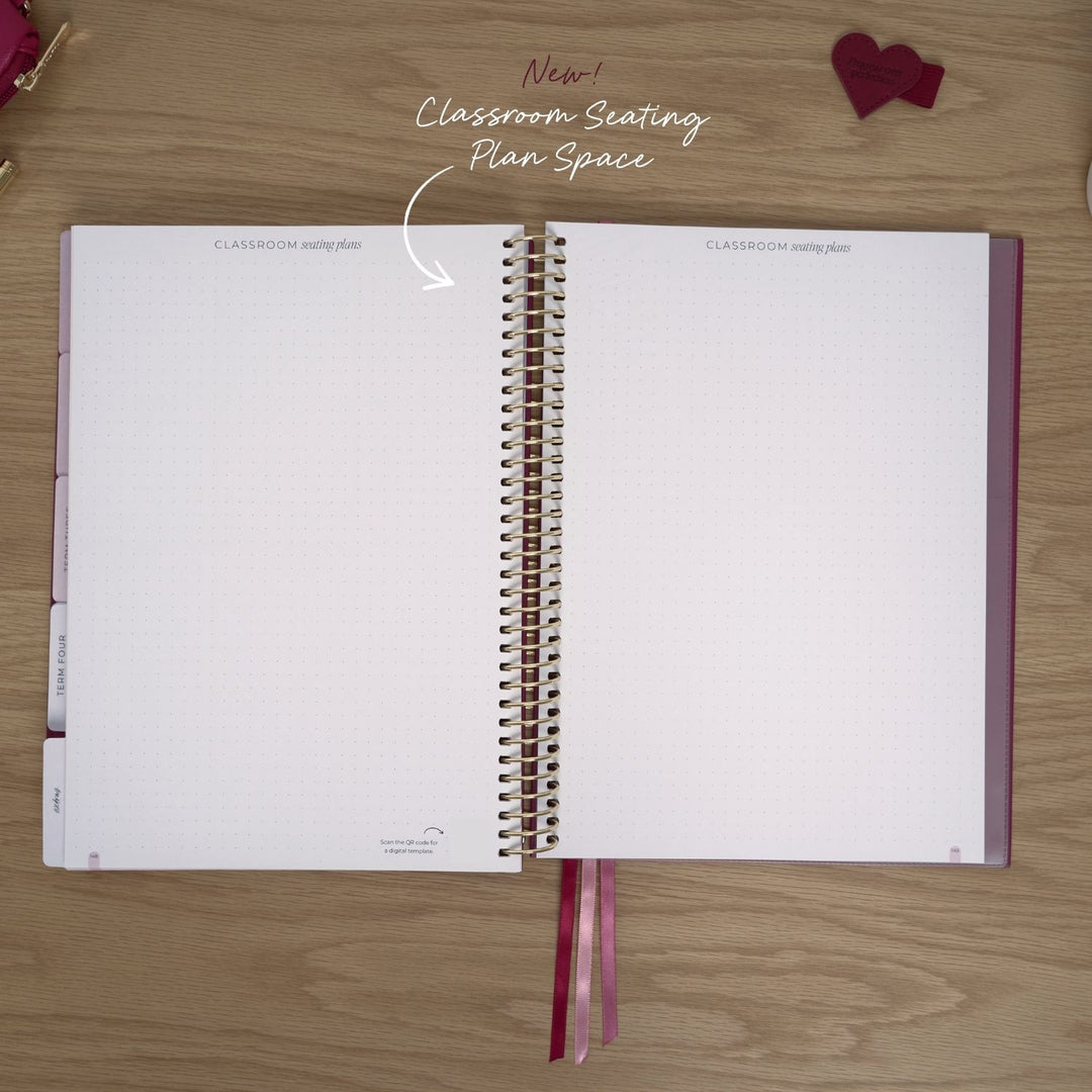 2027 Teacher Planner A4 - Berry