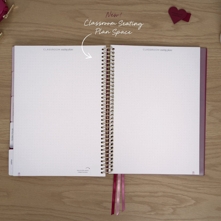 2027 Teacher Planner A4 - Berry