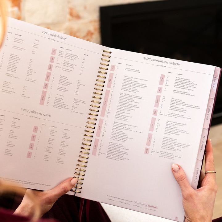2027 Teacher Planner A4 - Berry