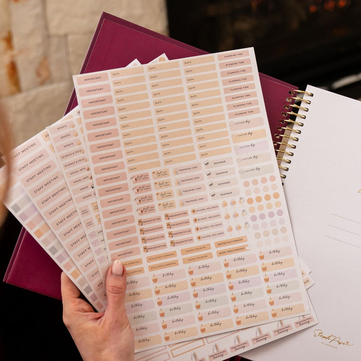 2027 Teacher Planner A4 - Berry