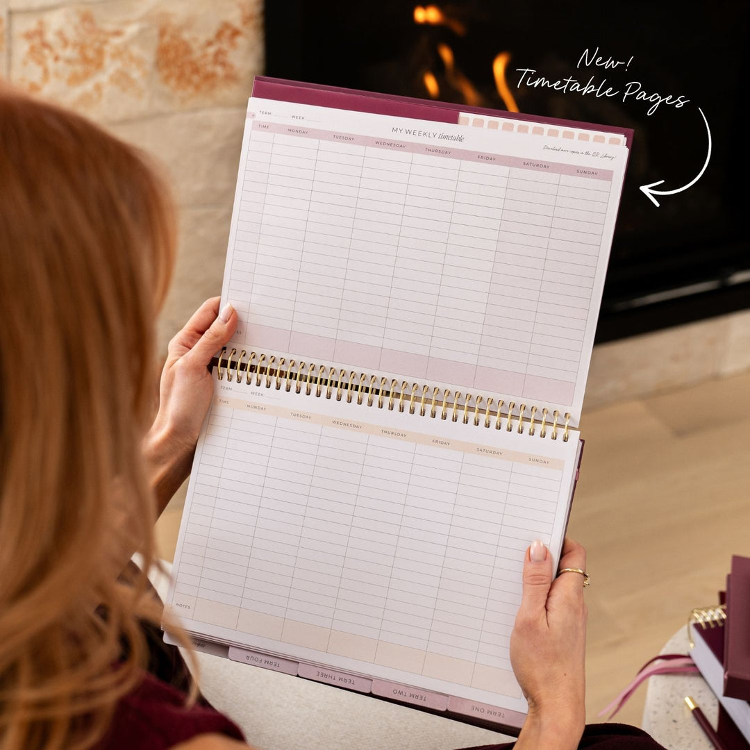 2027 Teacher Planner A4 - Berry