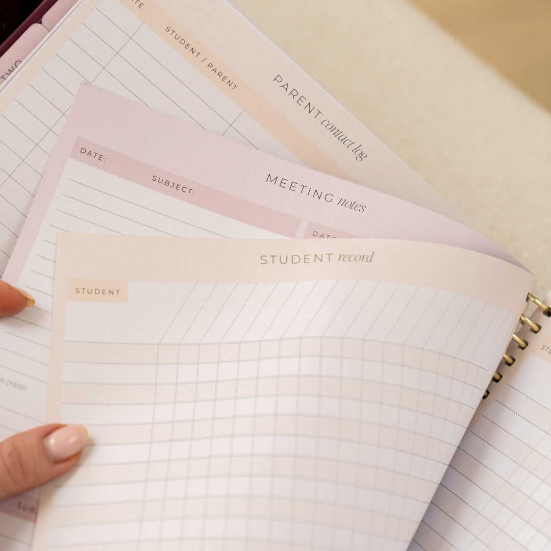 2027 Teacher Planner A4 - Berry