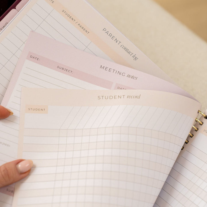 2027 Teacher Planner A4 - Berry