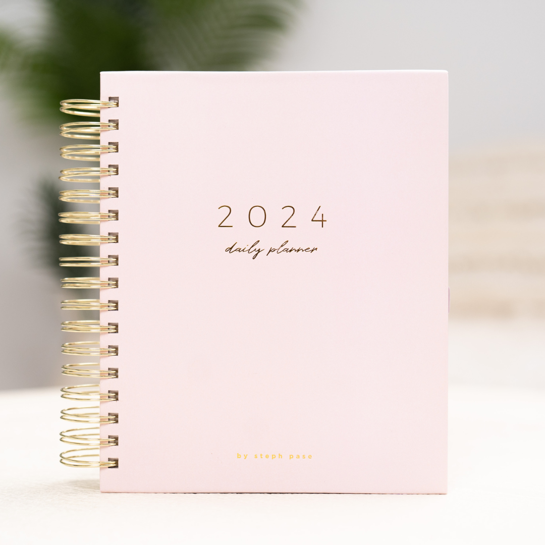 2024 Daily Planner - Blush