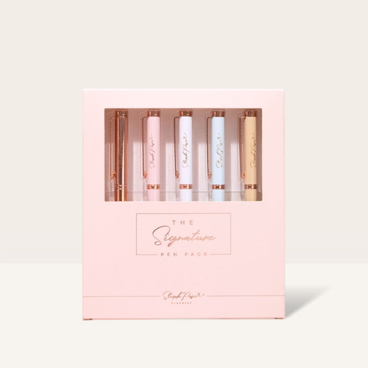 The Signature Five Pen Pack - ROSE GOLD