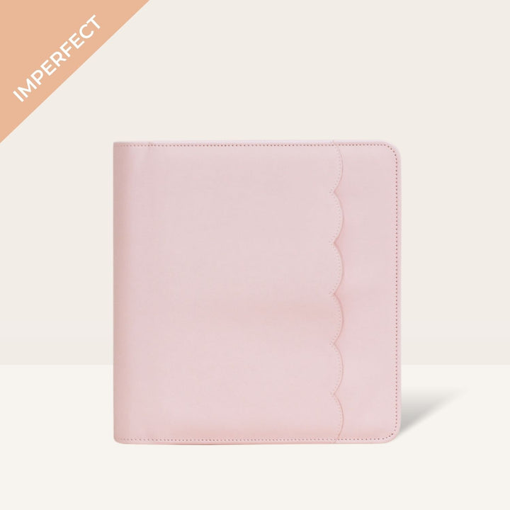 *Imperfect* Luxe Zip-up Planner Folio - Blush - Small