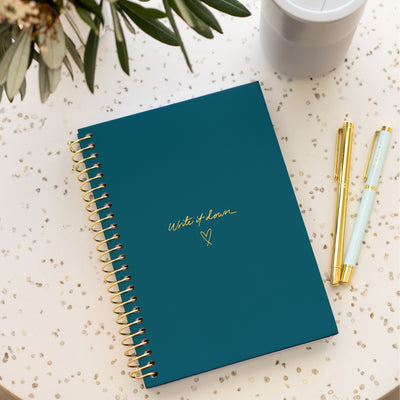 'Write it Down' A5 Notebook - Teal