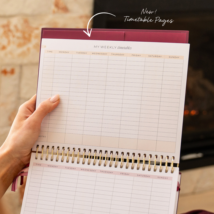 2027 Signature Weekly Planner - Berry