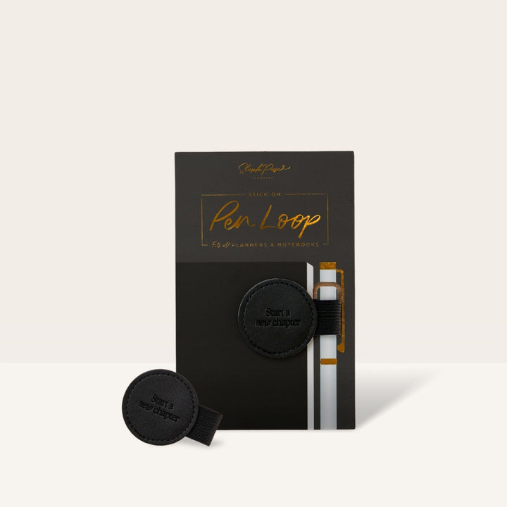 Stick-on Pen Loop - Black
