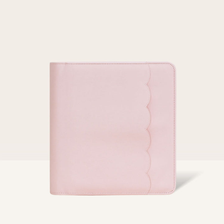 Luxe Zip-up Planner Folio - Blush - Small