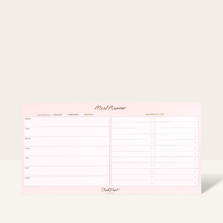 Meal Planner Magnet - Soft Blush