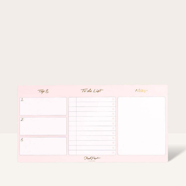 To Do List Planner Magnet - Soft Blush