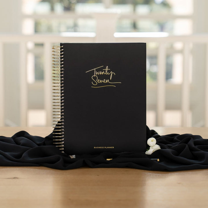 2027 Business Planner A4 - Black