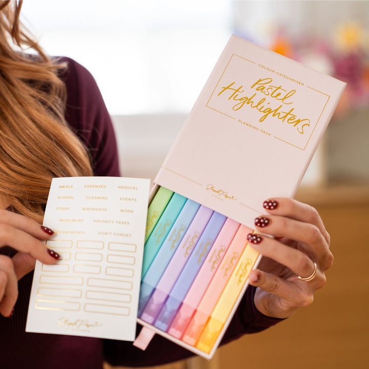 Pastel Highlighters - Planning Pack