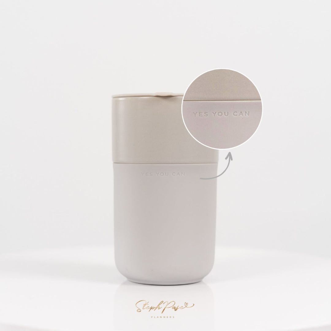 Inspirational Travel Mug - Grey